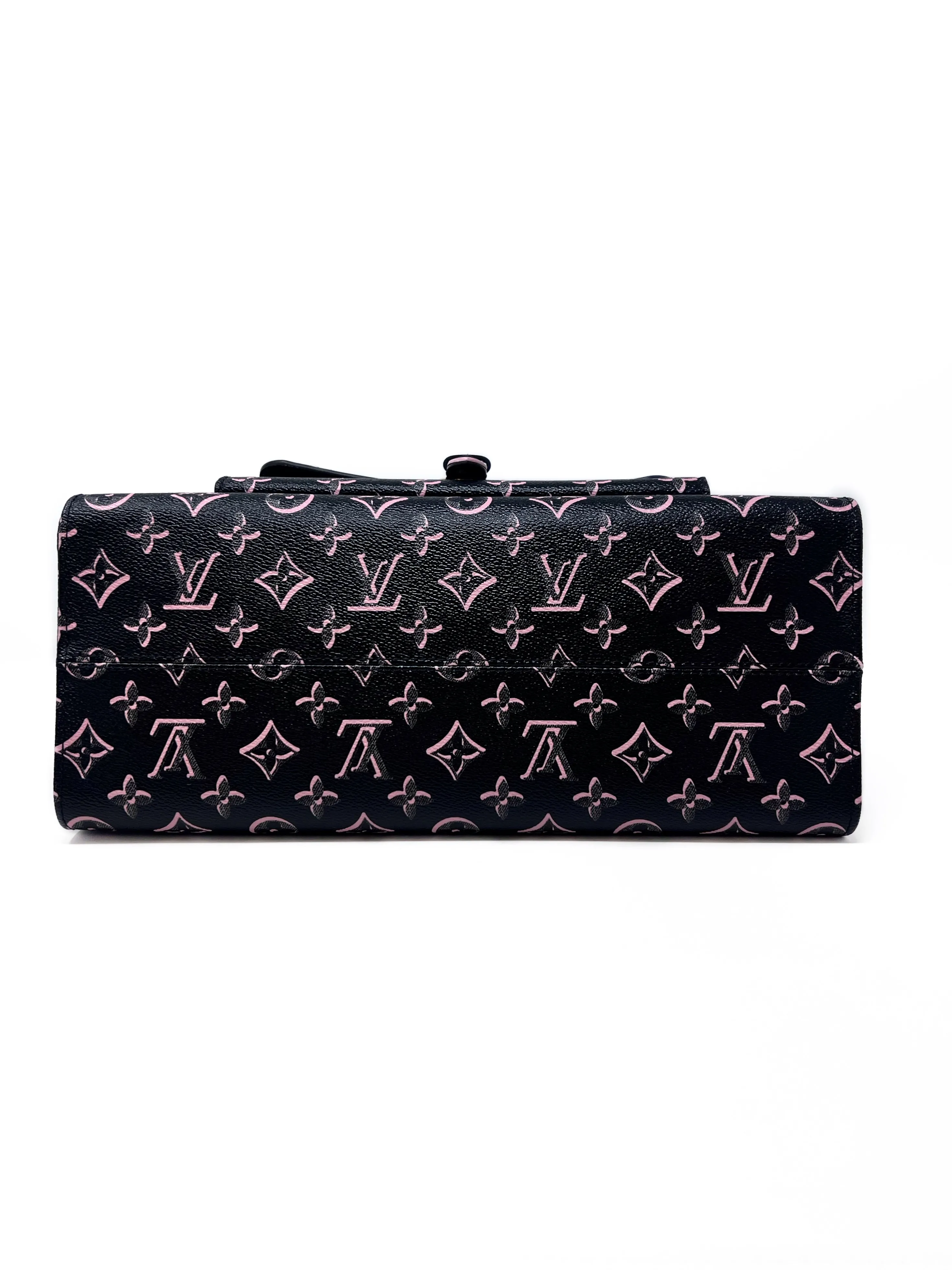 Louis Vuitton Black/Pink WDB! '22 'OnTheGo' MM Canvas Tote