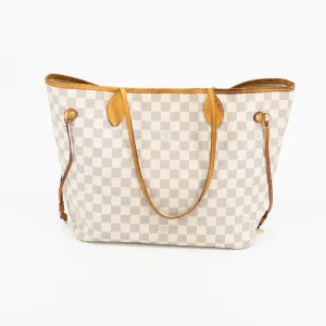 Louis Vuitton Damier Azur Neverfull MM Tote Bag  #1679