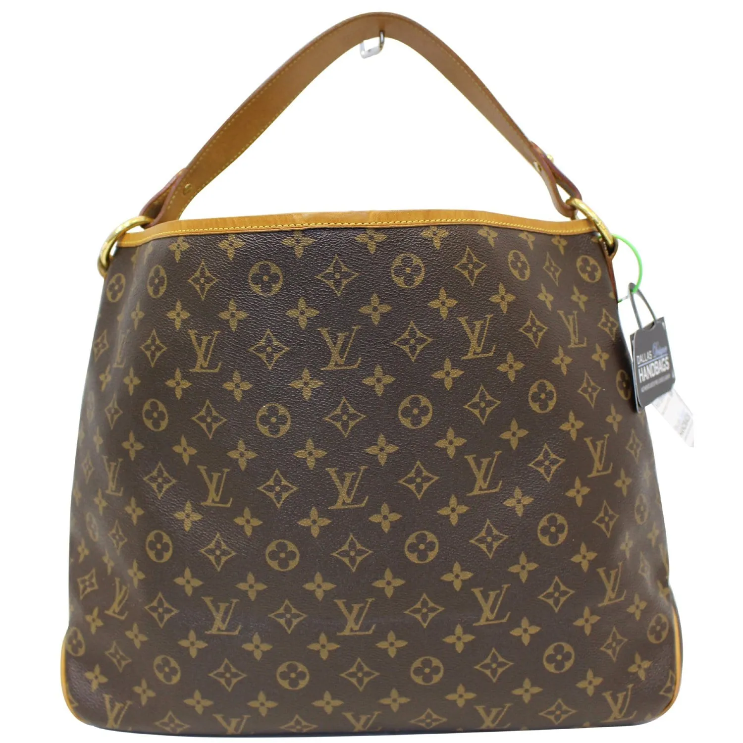 LOUIS VUITTON Delightful MM Monogram Canvas Shoulder Bag Brown