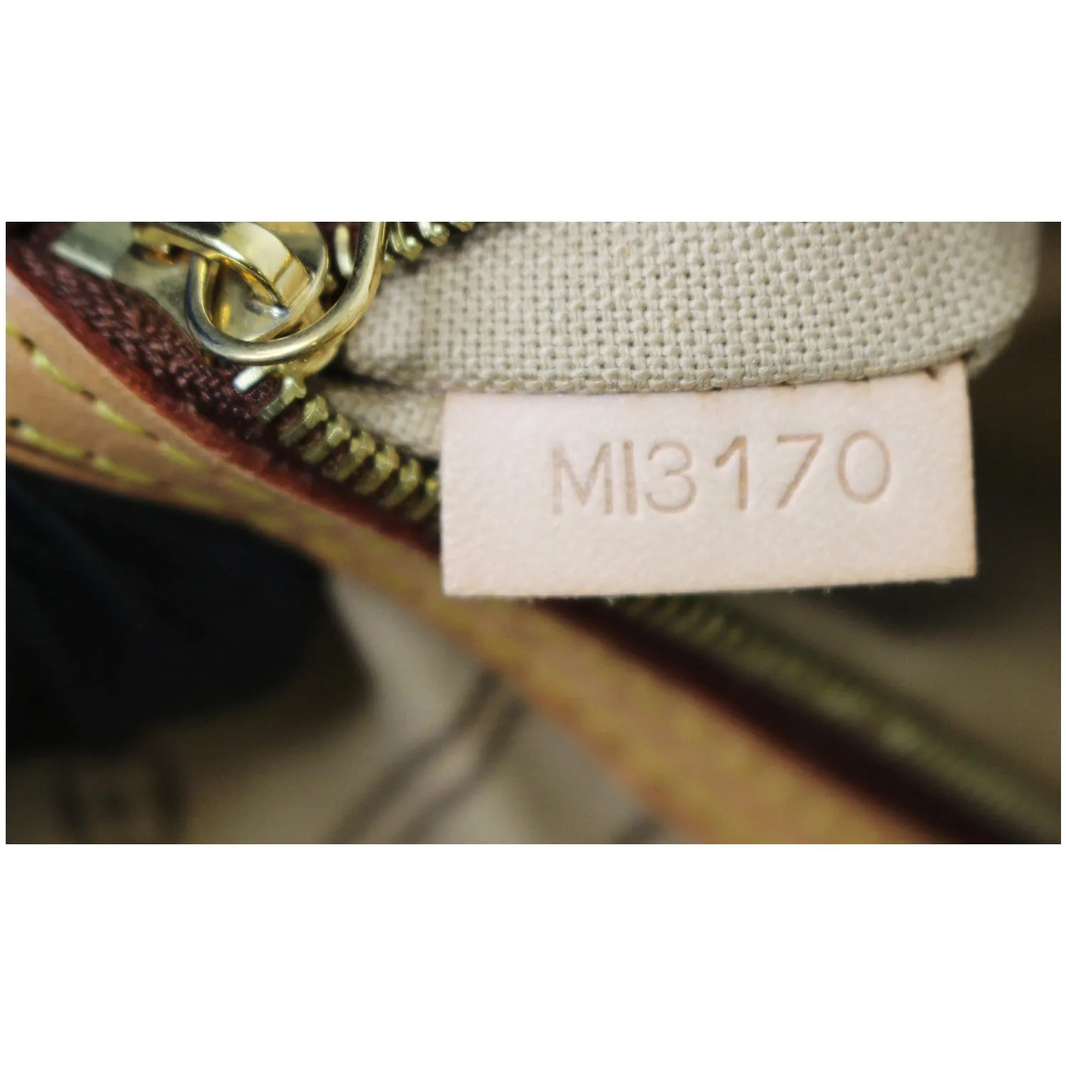 LOUIS VUITTON Delightful MM Monogram Canvas Shoulder Bag Brown