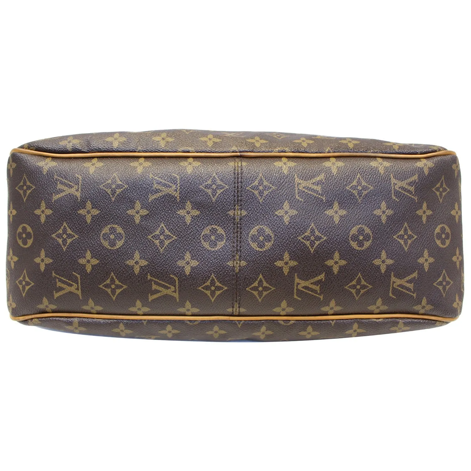 LOUIS VUITTON Delightful MM Monogram Canvas Shoulder Bag Brown
