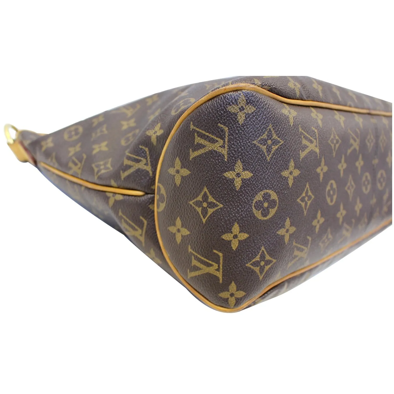 LOUIS VUITTON Delightful MM Monogram Canvas Shoulder Bag Brown
