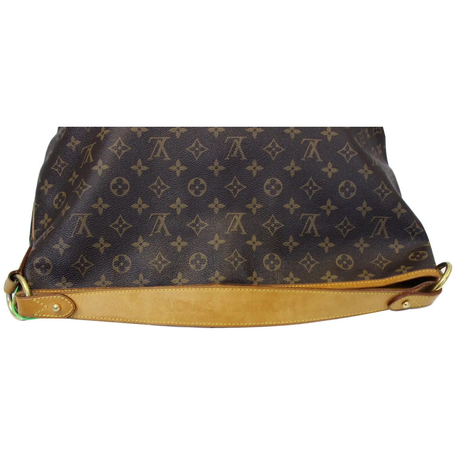 LOUIS VUITTON Delightful MM Monogram Canvas Shoulder Bag Brown