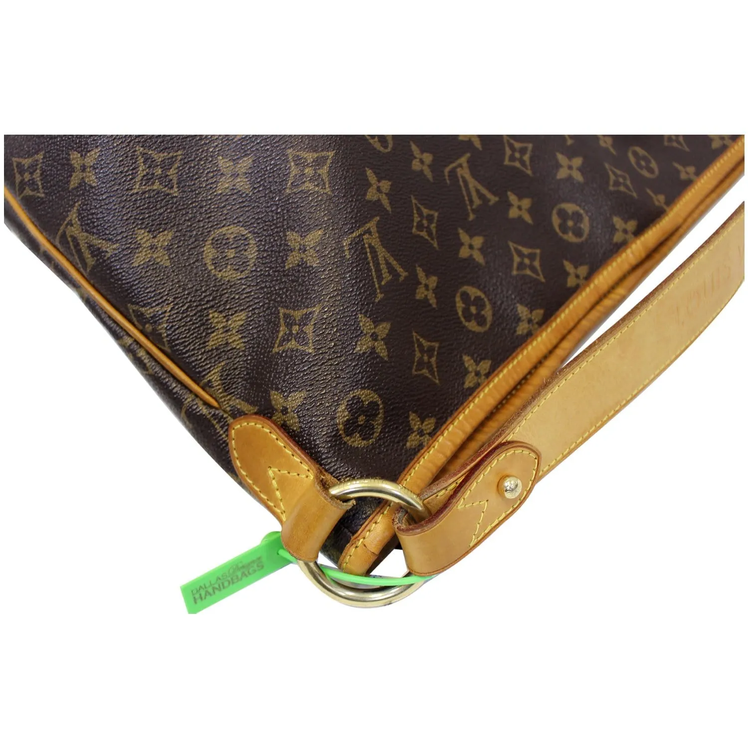 LOUIS VUITTON Delightful MM Monogram Canvas Shoulder Bag Brown