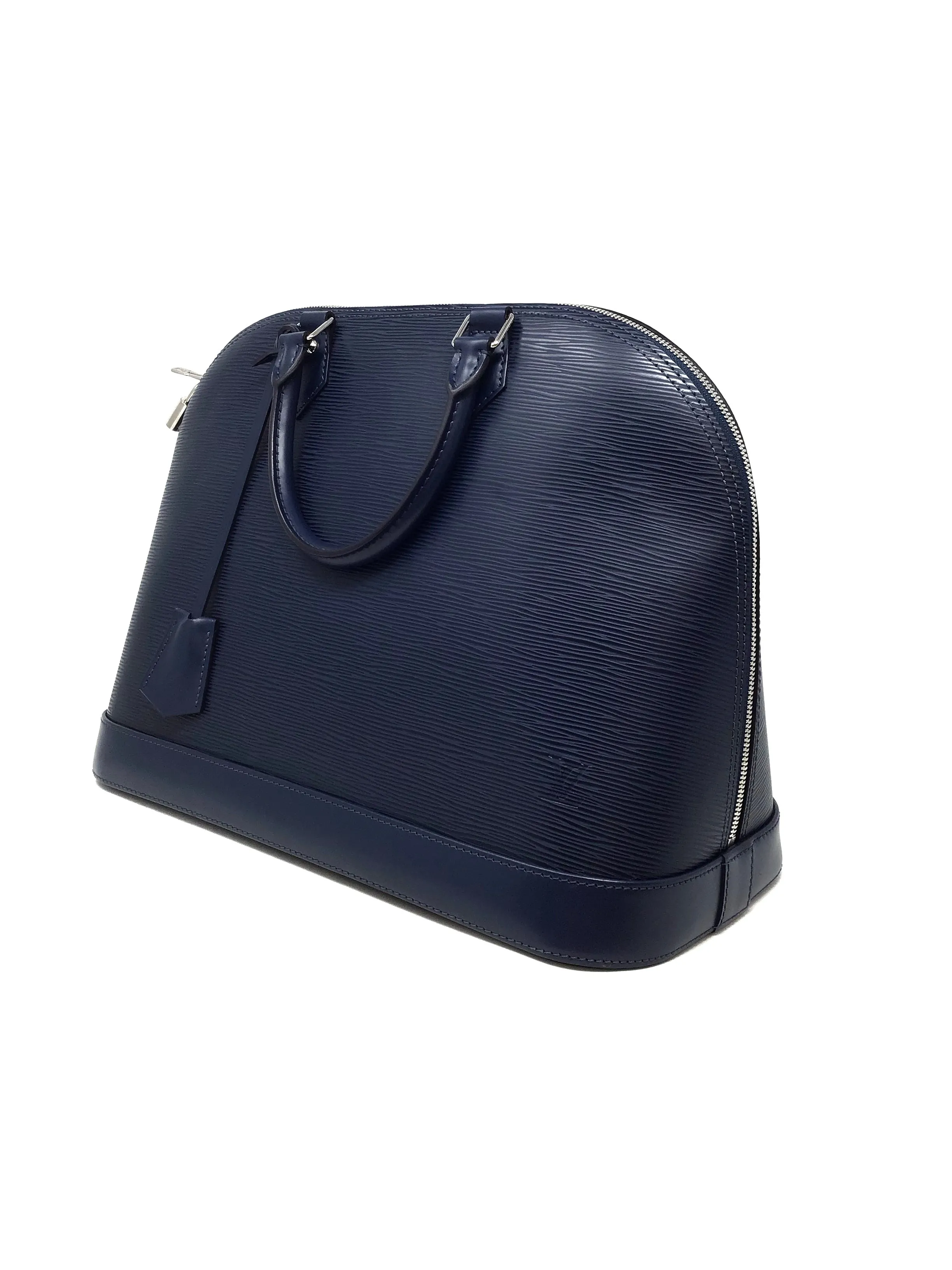 Louis Vuitton Indigo '13 'Alma' GM Epi Zip Tote