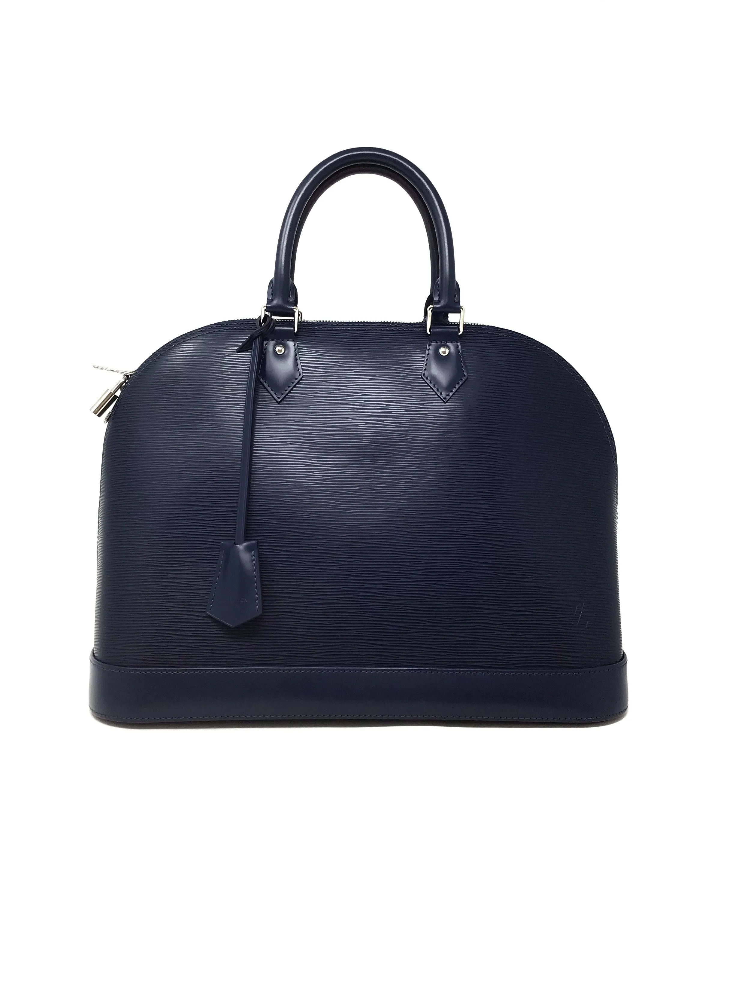 Louis Vuitton Indigo '13 'Alma' GM Epi Zip Tote