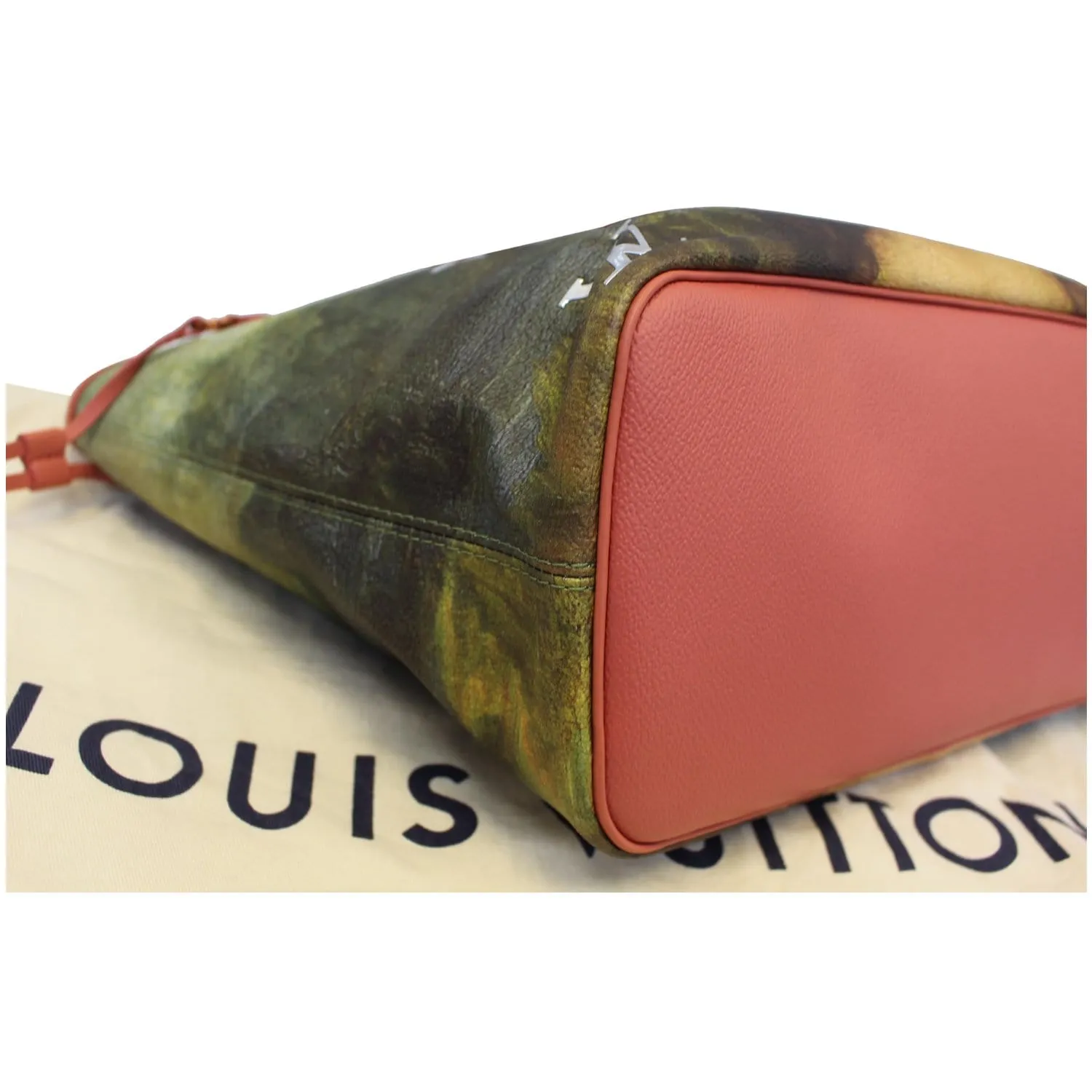 LOUIS VUITTON Jeff Koons Da Vinci Neverfull MM Shoulder Bag