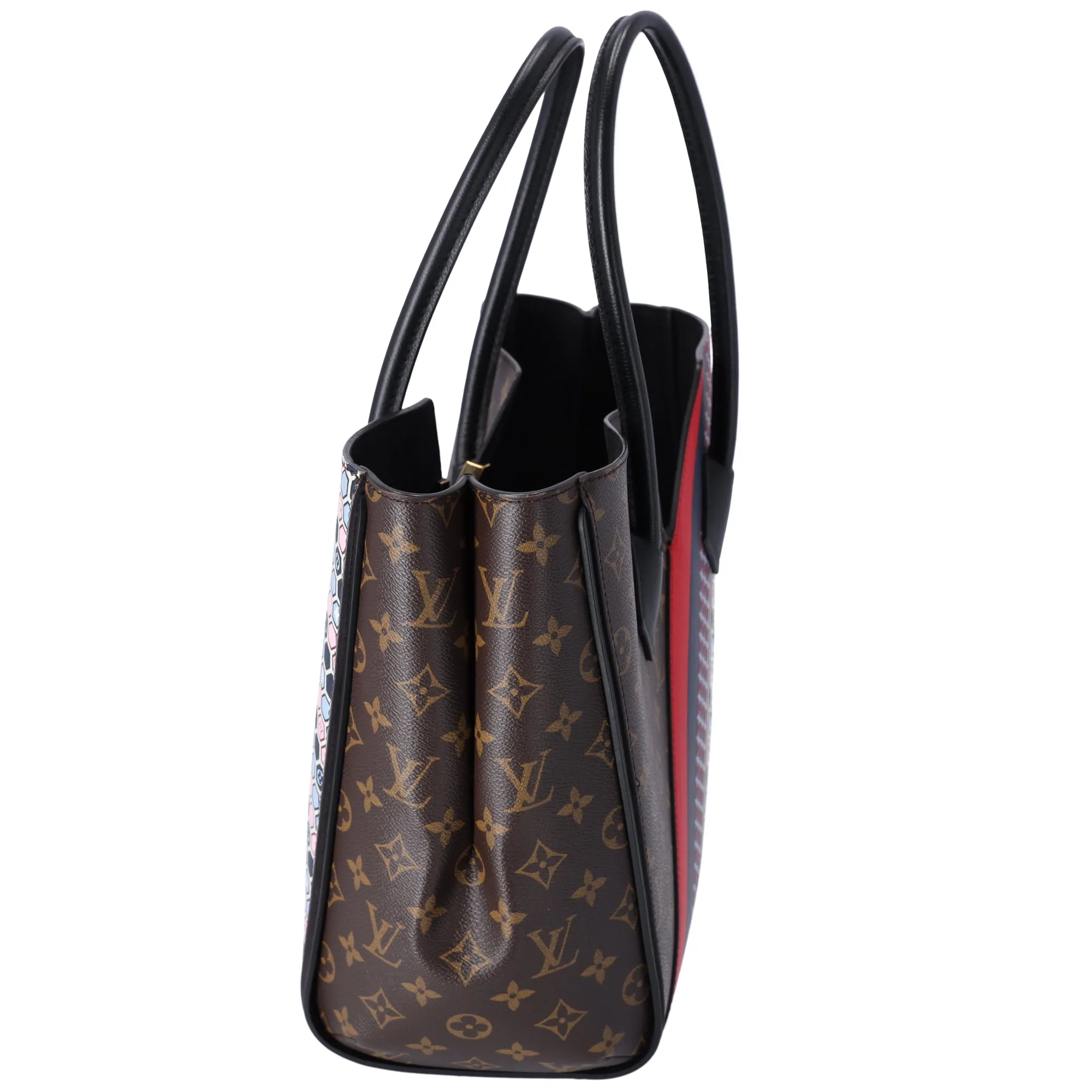 Louis Vuitton Kimono MM Tote Limited Edition Monogram Multicolor Graphic Pattern