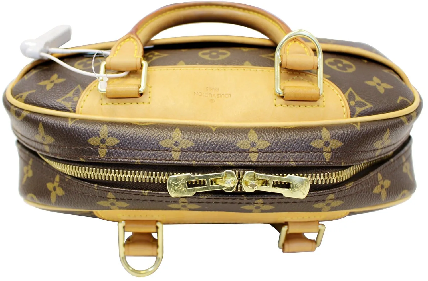 LOUIS VUITTON Monogram Canvas Trouville Boston Travel Handbag