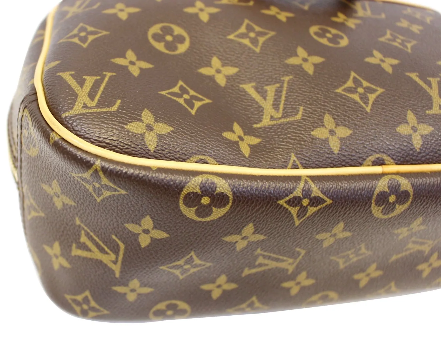 LOUIS VUITTON Monogram Canvas Trouville Boston Travel Handbag