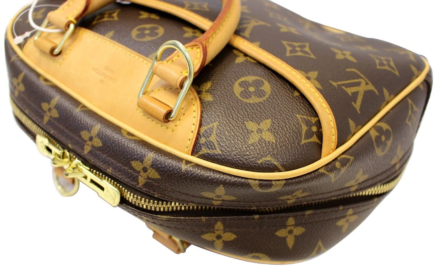 LOUIS VUITTON Monogram Canvas Trouville Boston Travel Handbag