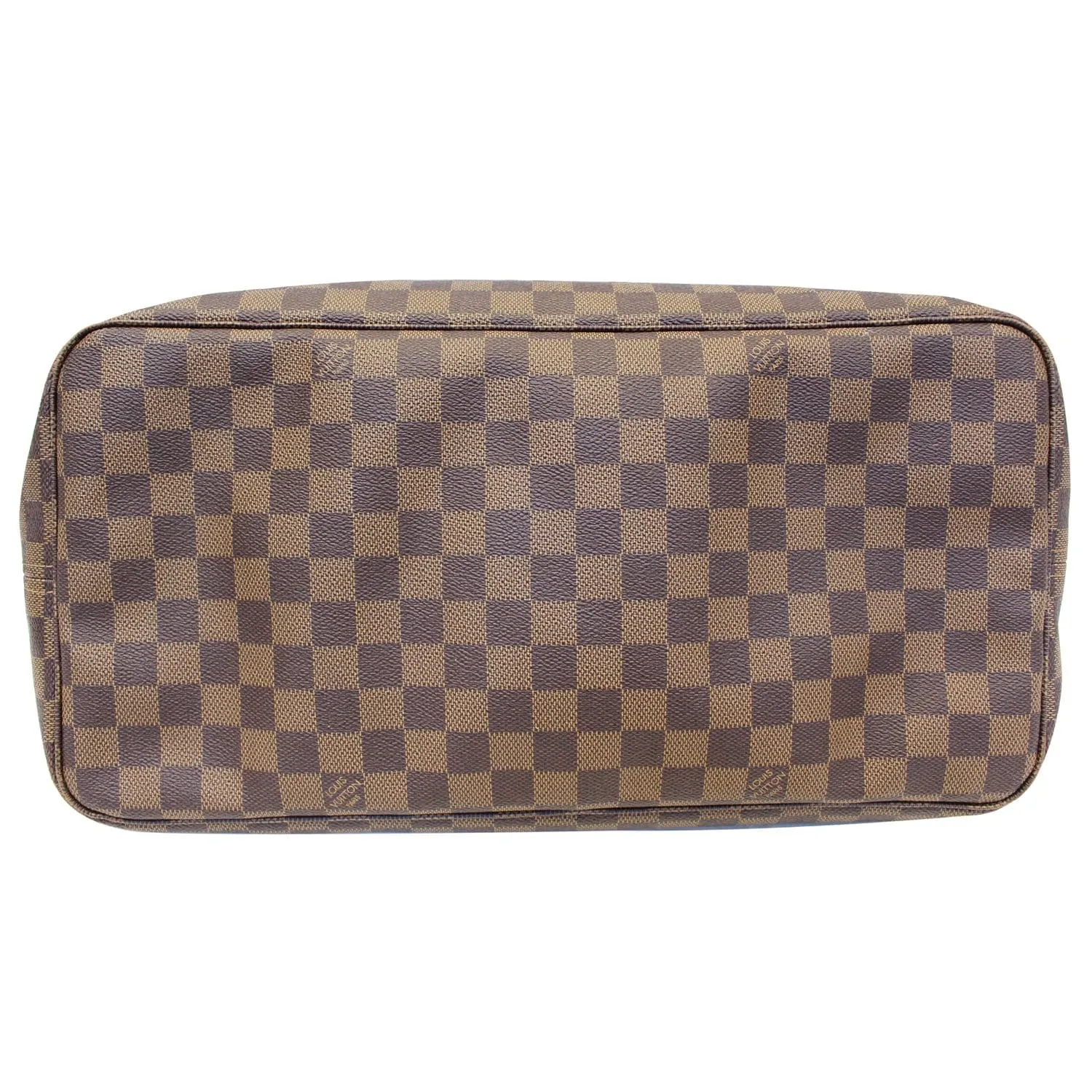 LOUIS VUITTON Neverfull GM Damier Ebene Tote Shoulder Bag Brown