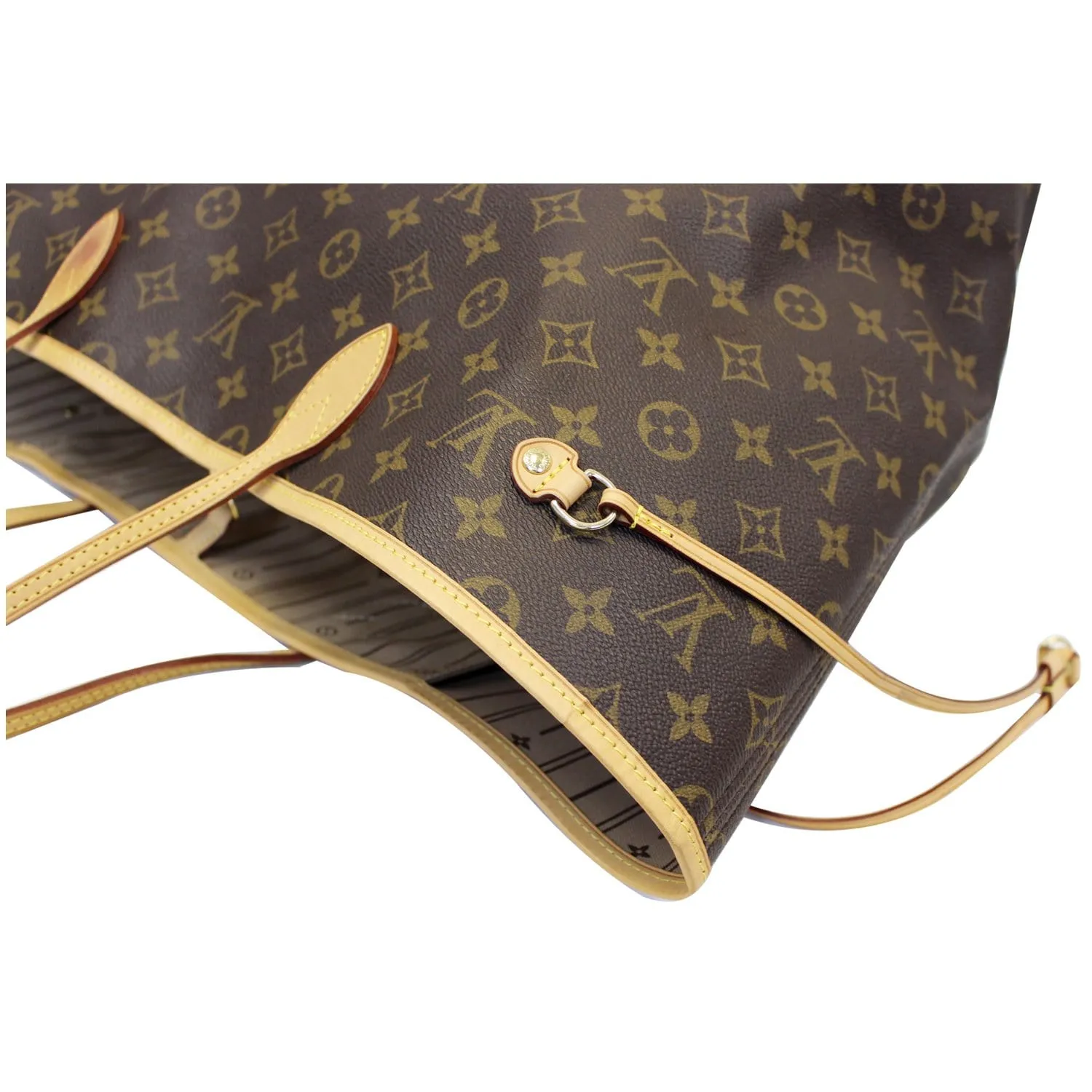 LOUIS VUITTON Neverfull GM Monogram Canvas Tote Shoulder Bag Brown