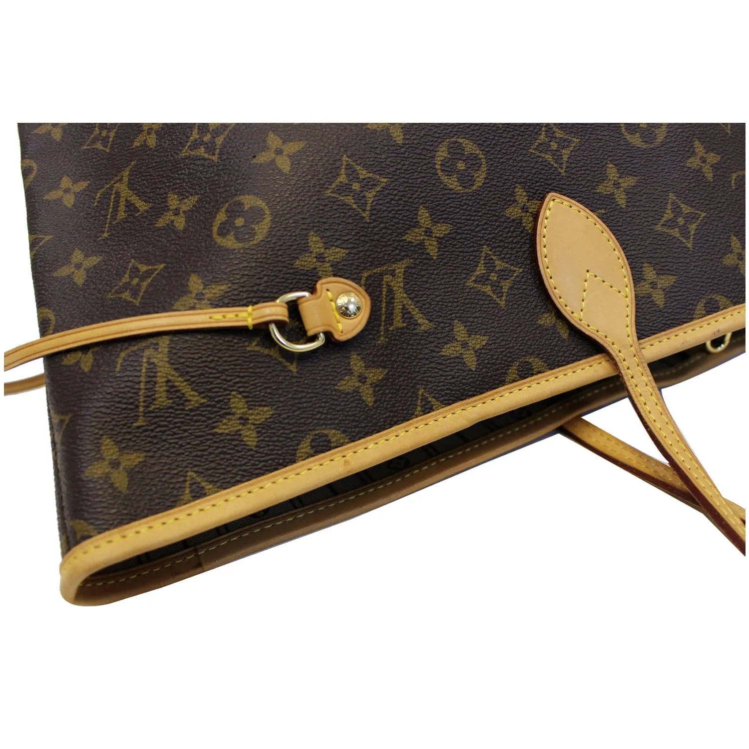 LOUIS VUITTON Neverfull GM Monogram Canvas Tote Shoulder Bag Brown