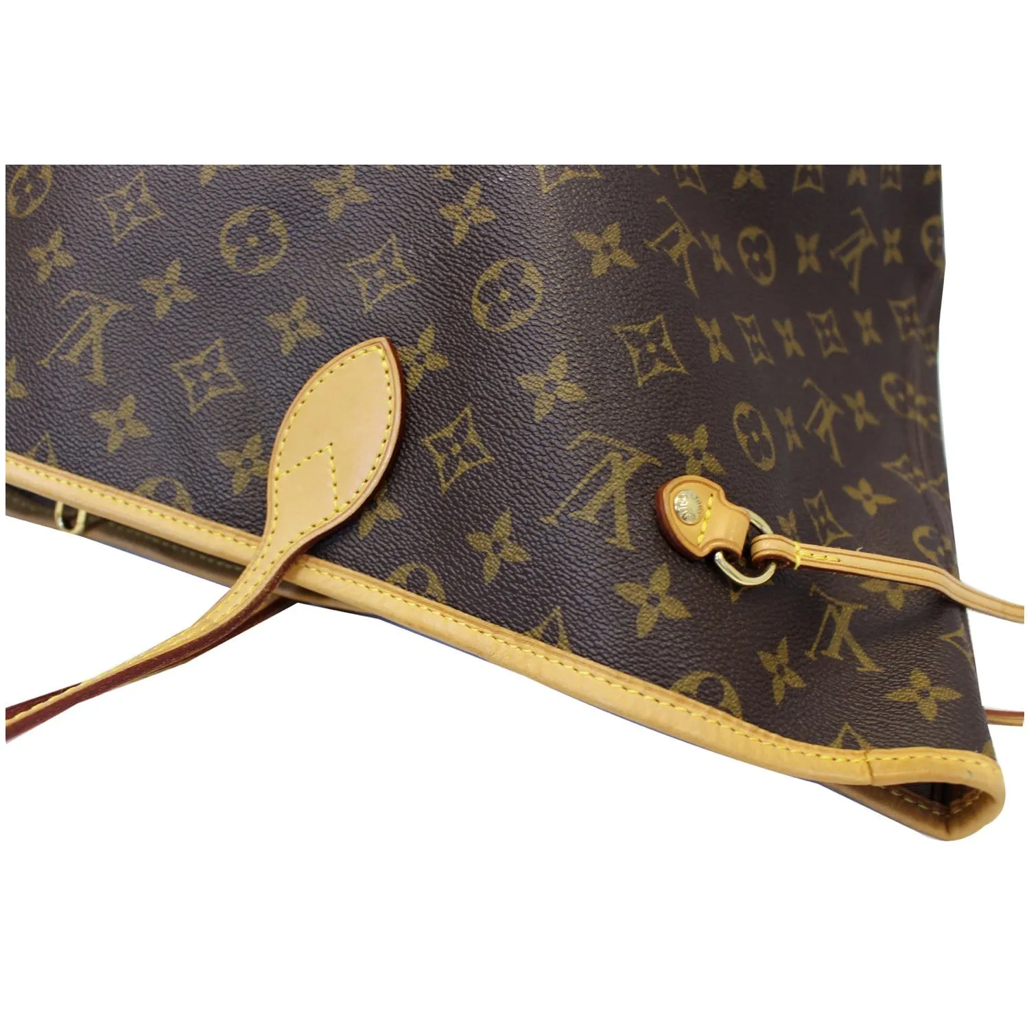 LOUIS VUITTON Neverfull GM Monogram Canvas Tote Shoulder Bag Brown
