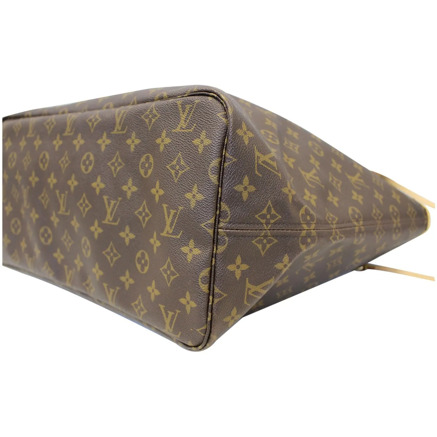 LOUIS VUITTON Neverfull GM Monogram Canvas Tote Shoulder Bag Brown