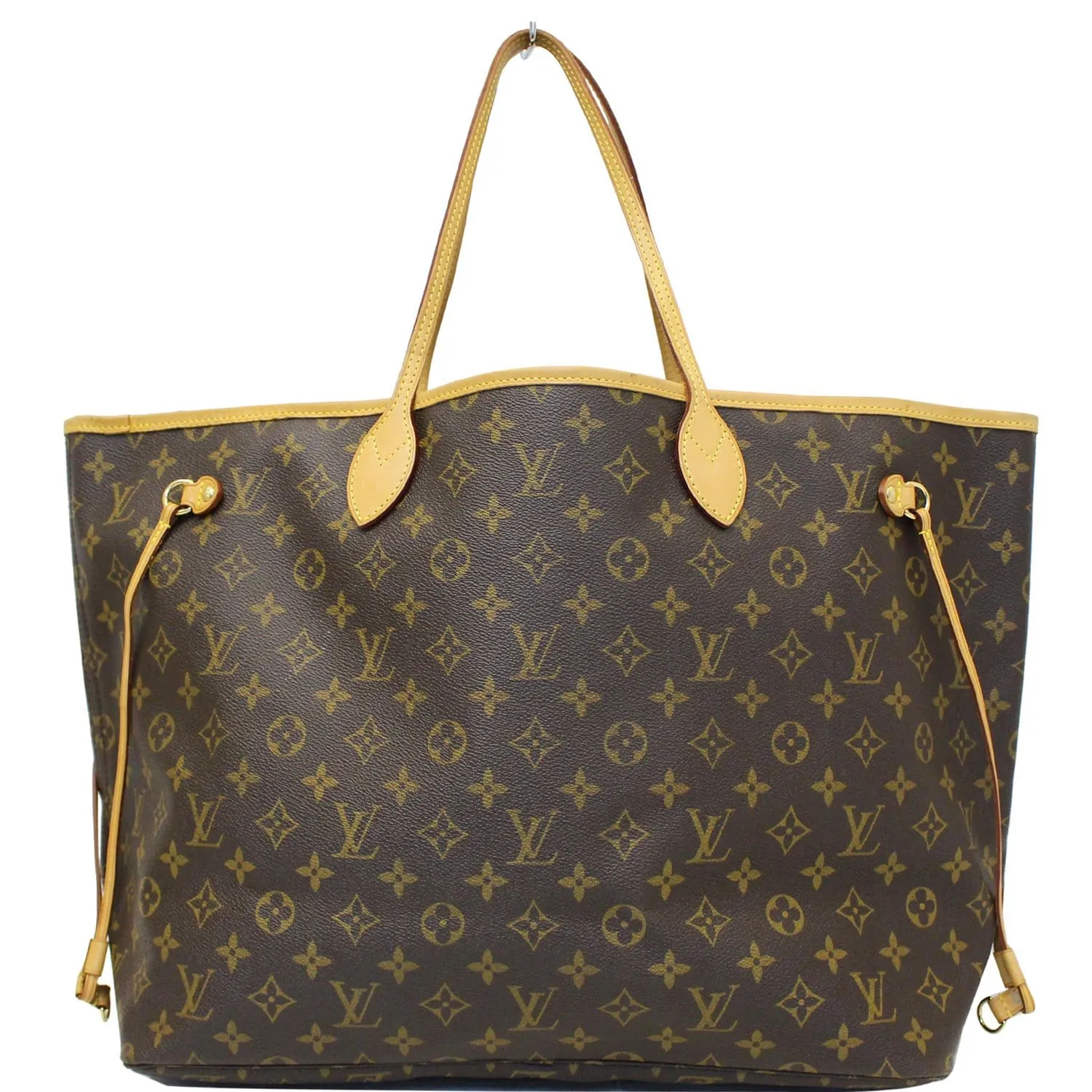 LOUIS VUITTON Neverfull GM Monogram Canvas Tote Shoulder Bag Brown