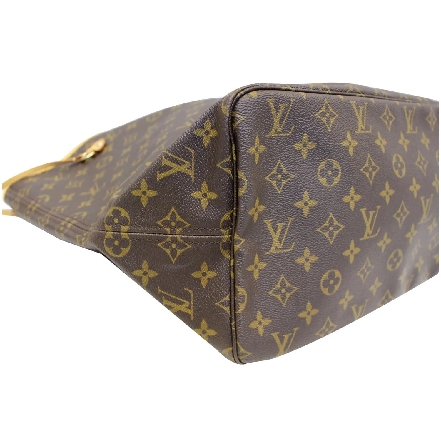 LOUIS VUITTON Neverfull GM Monogram Canvas Tote Shoulder Bag Brown