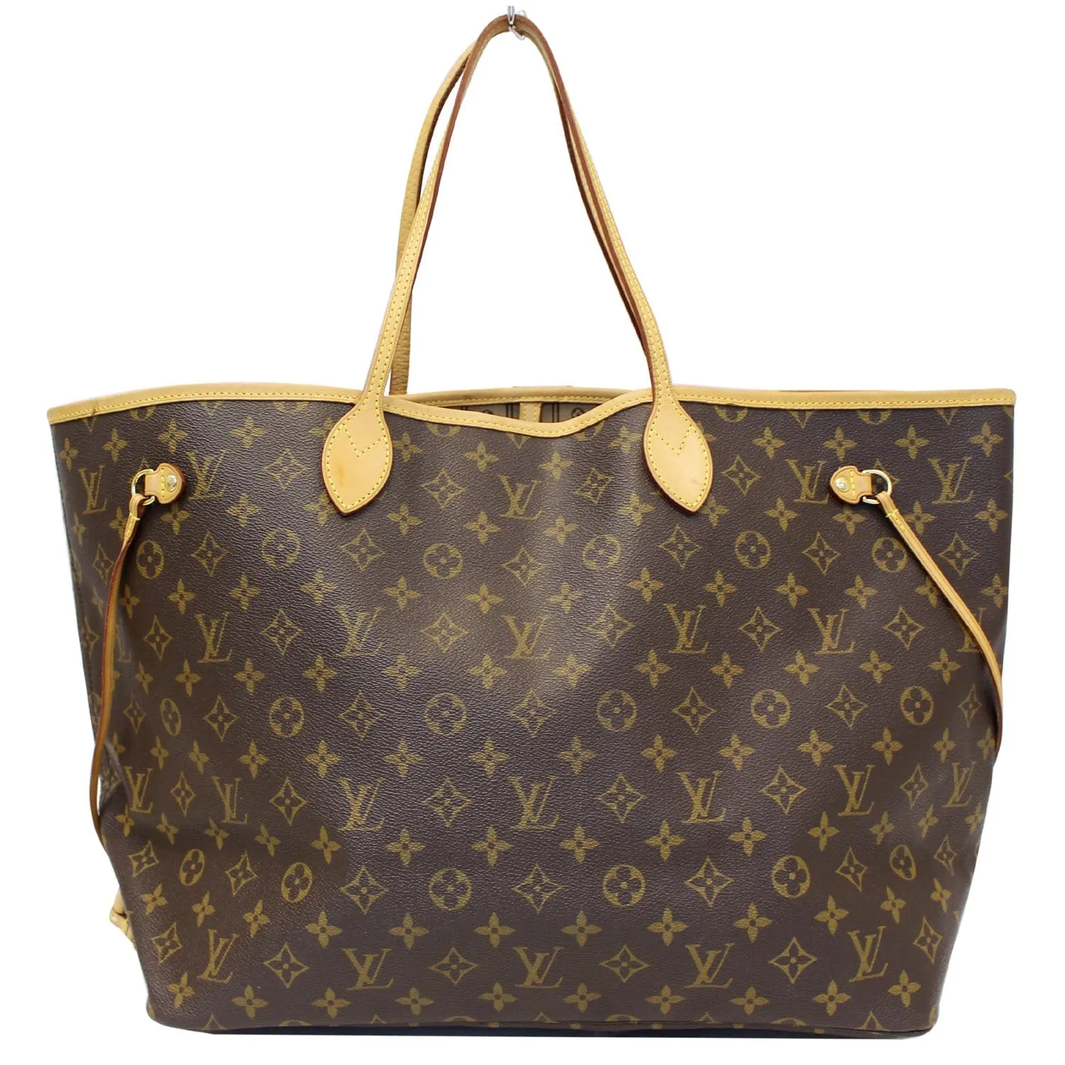 LOUIS VUITTON Neverfull GM Monogram Canvas Tote Shoulder Bag Brown