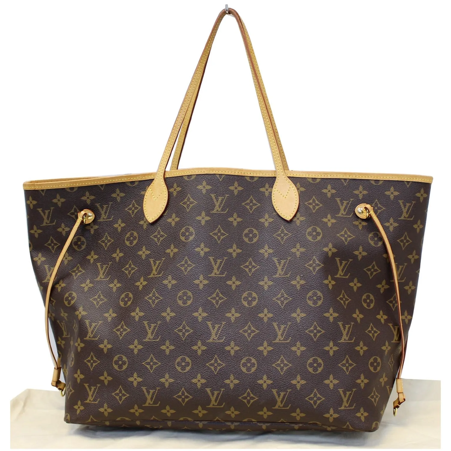 LOUIS VUITTON Neverfull GM Monogram Canvas Tote Shoulder Bag Brown