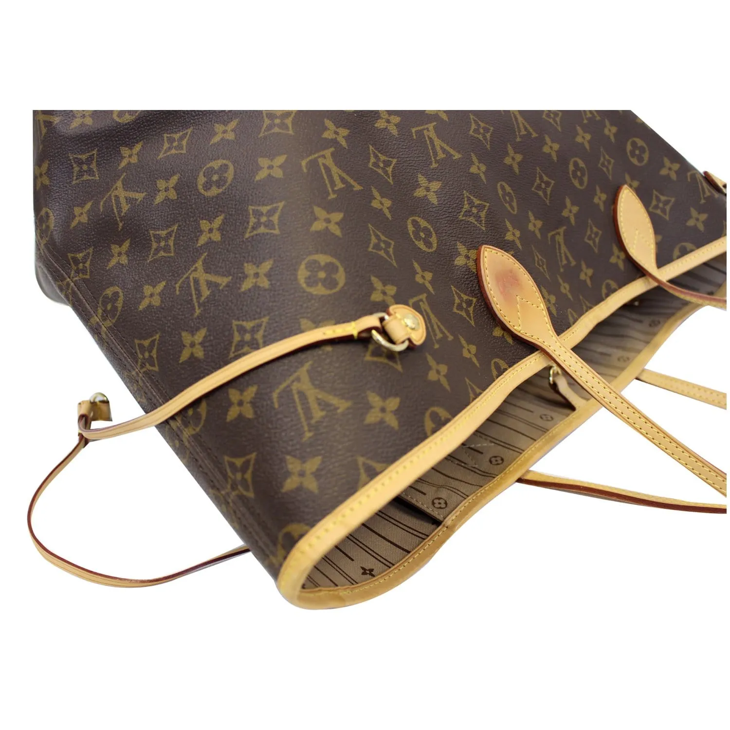 LOUIS VUITTON Neverfull GM Monogram Canvas Tote Shoulder Bag Brown