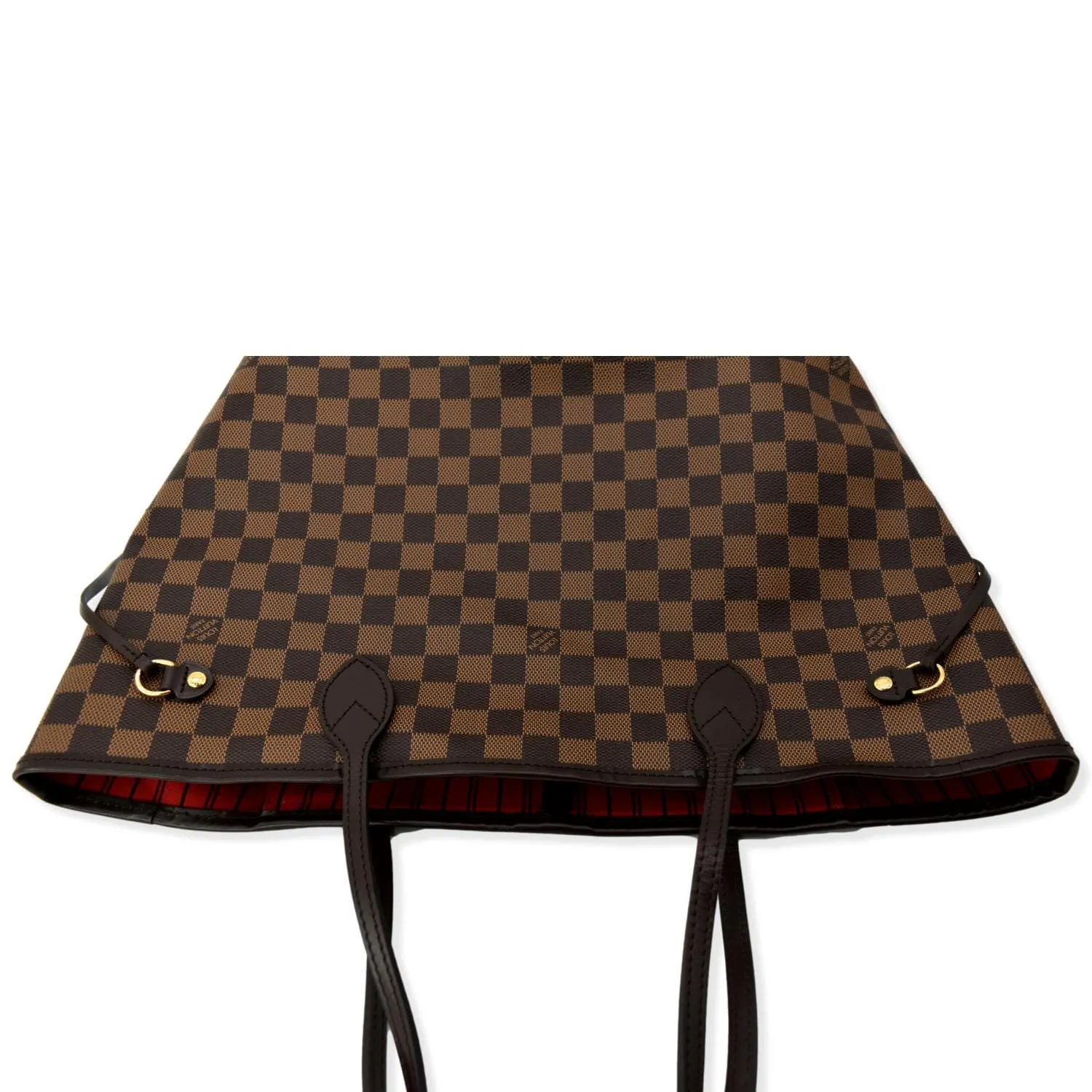 LOUIS VUITTON  Neverfull MM Damier Ebene Tote Bag Brown