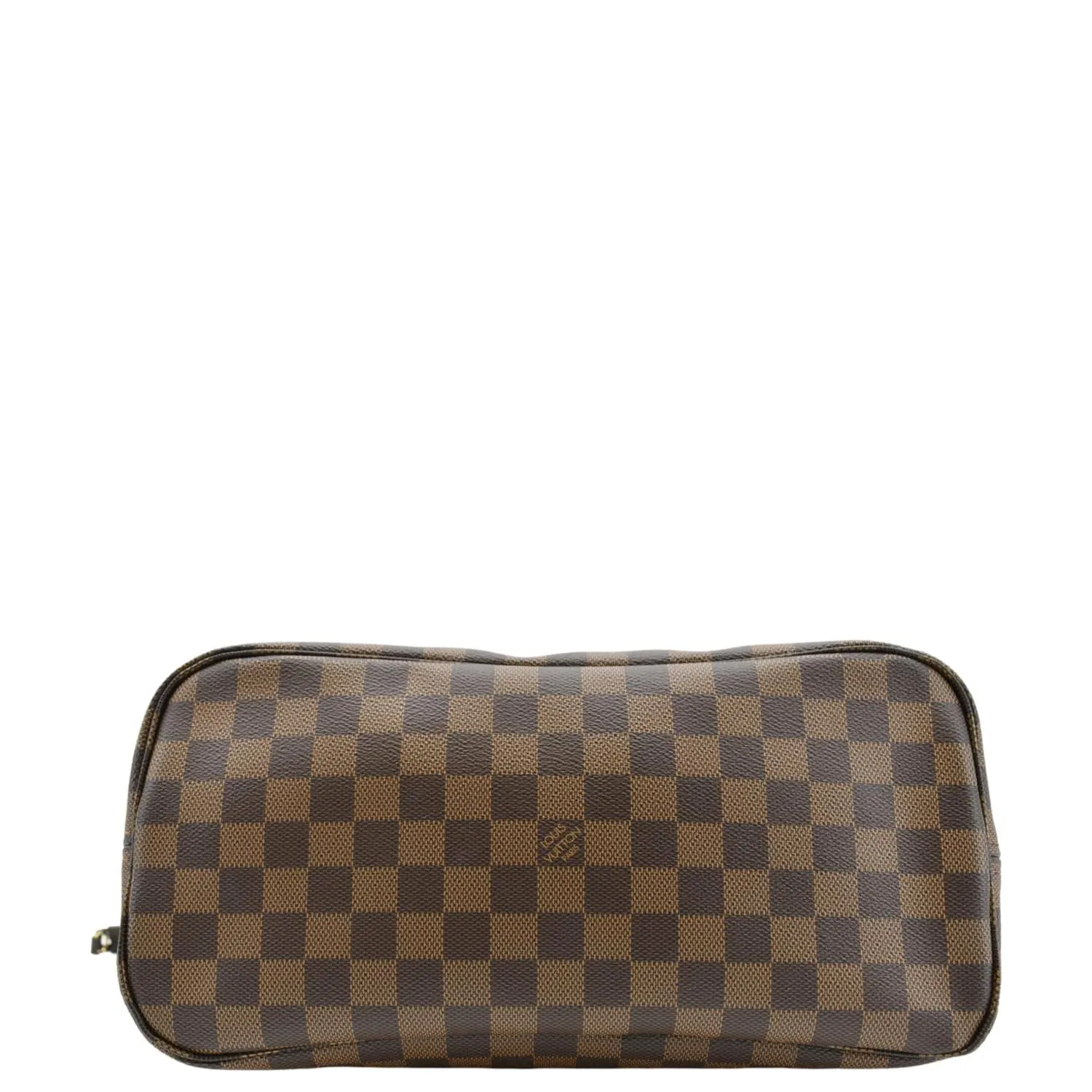 LOUIS VUITTON Neverfull MM Damier Ebene Tote Bag Brown