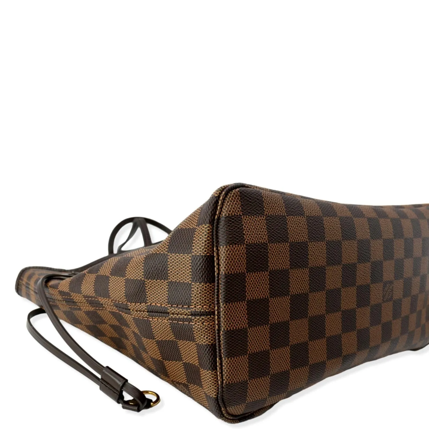 LOUIS VUITTON  Neverfull MM Damier Ebene Tote Bag Brown