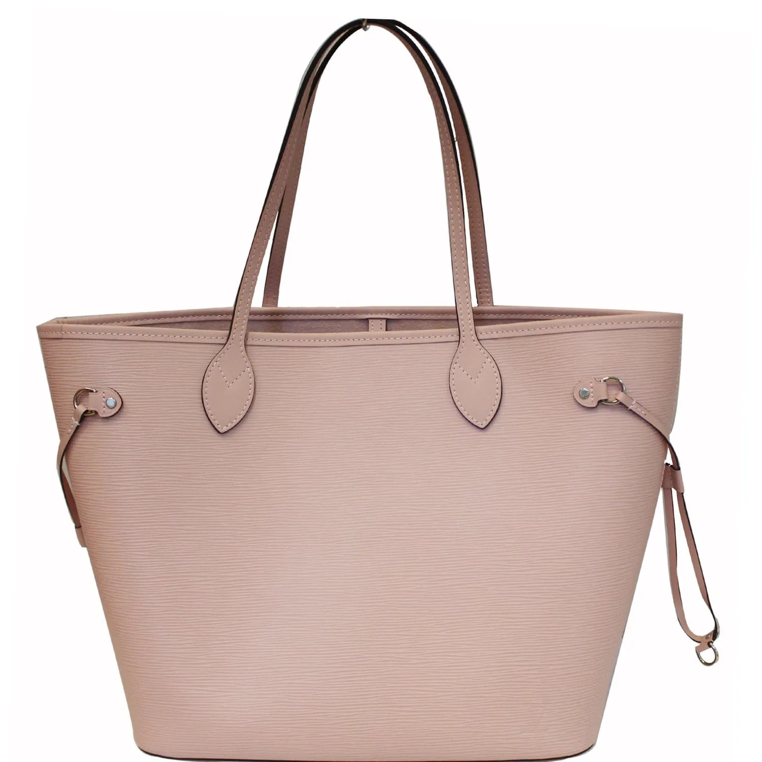 LOUIS VUITTON Neverfull MM Epi Leather Tote Shoulder Bag Rose Ballerine