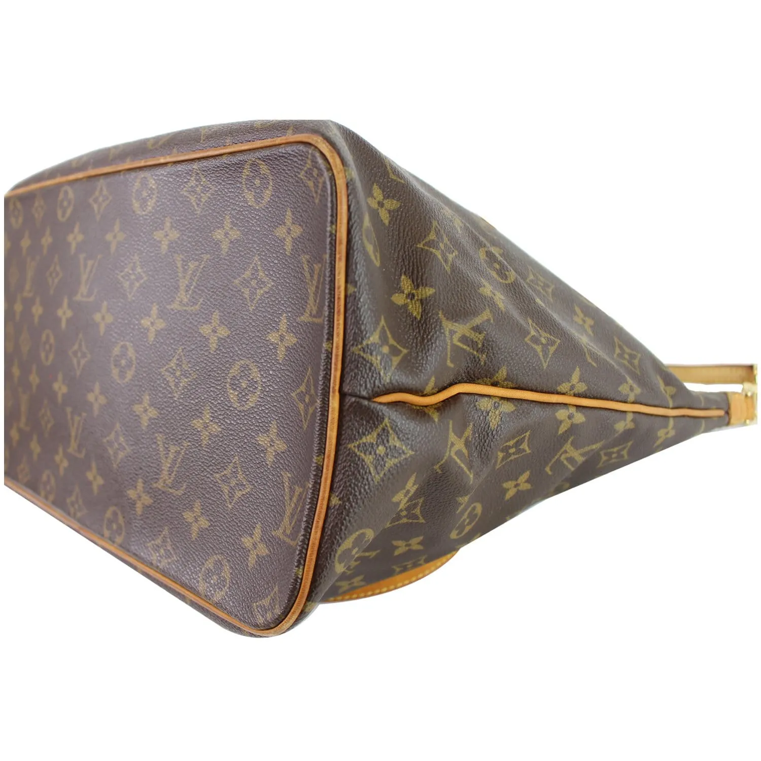 LOUIS VUITTON Palermo GM Monogram Canvas Tote Shoulder Bag Brown