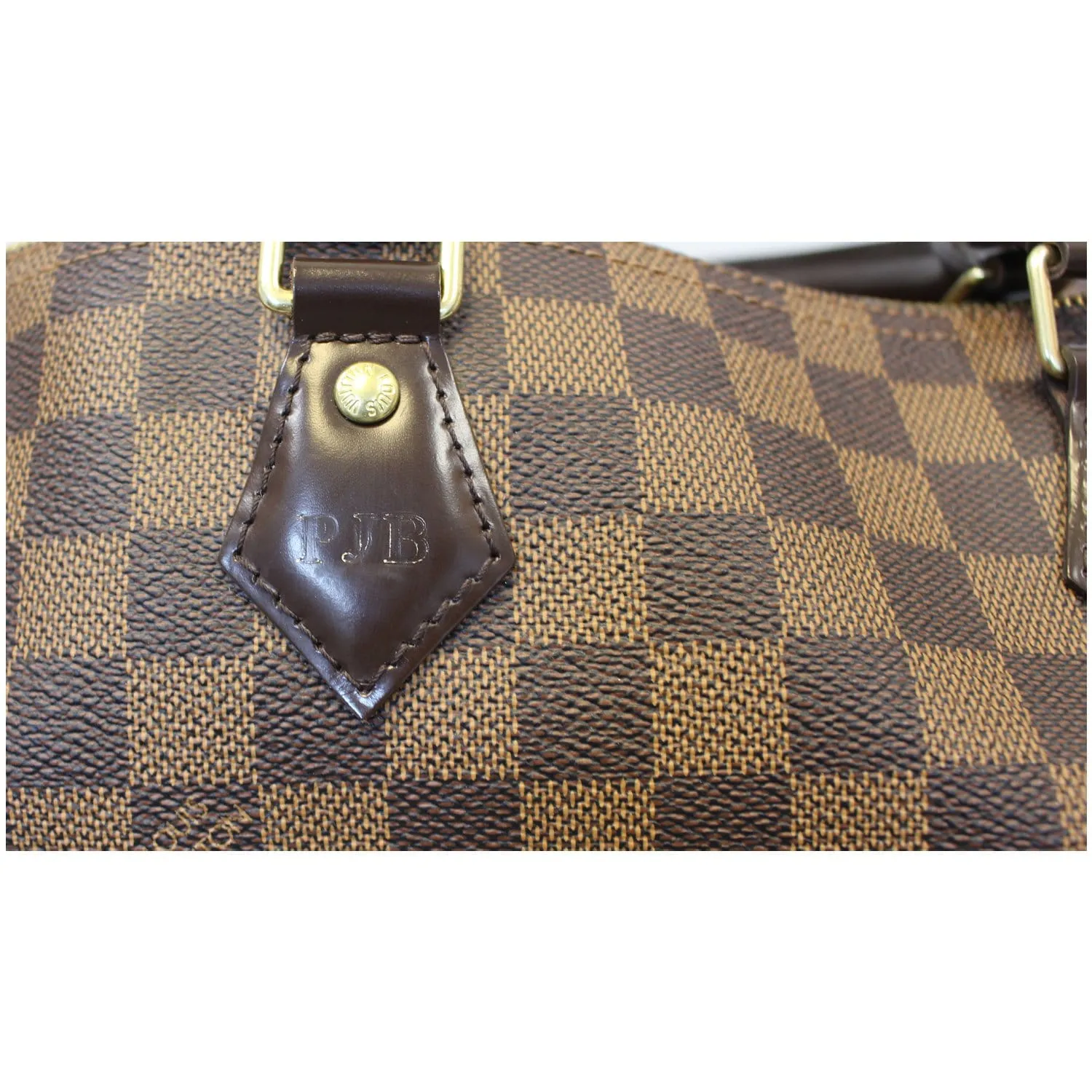 LOUIS VUITTON Speedy 30 Bandouliere Damier Ebene Shoulder Bag Brown