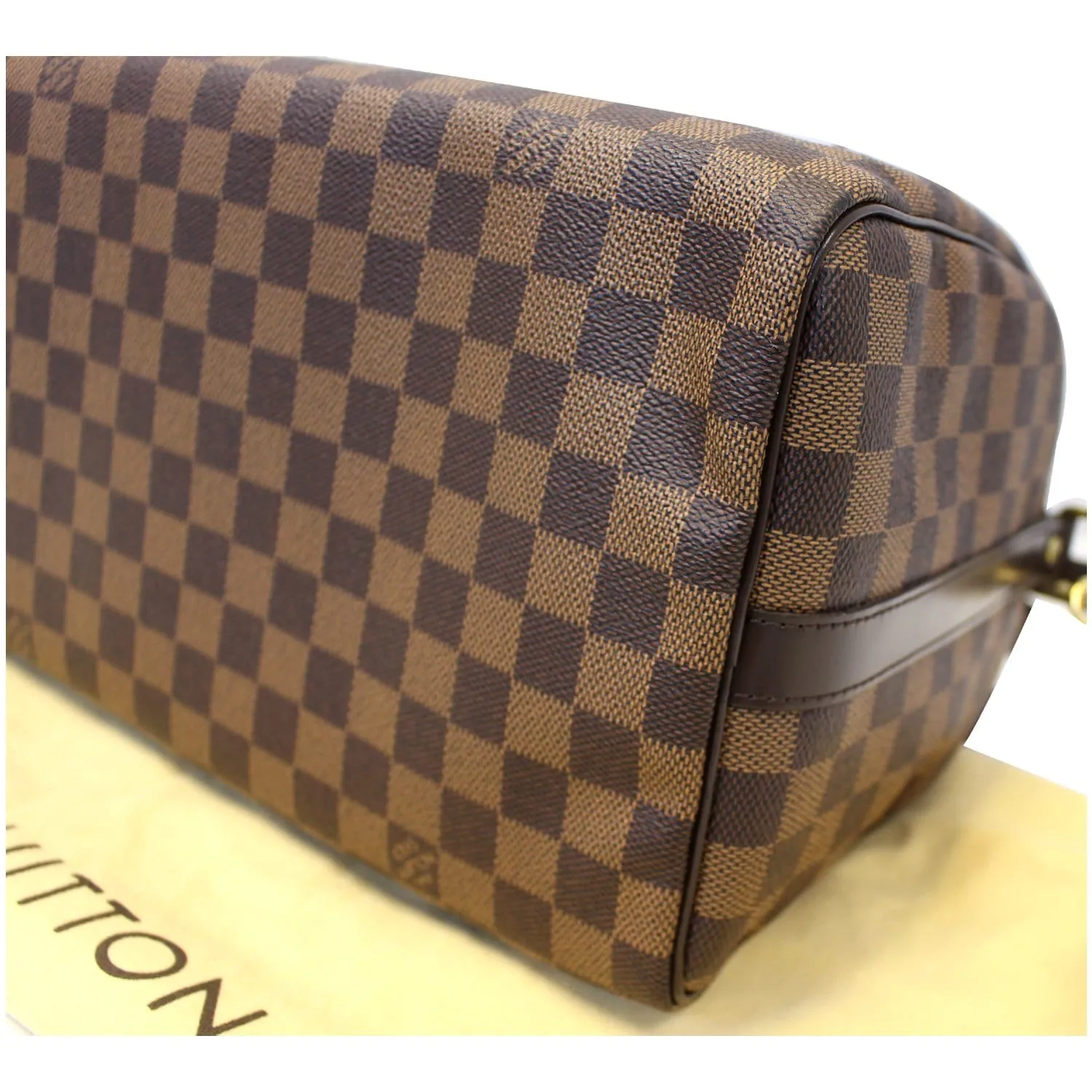 LOUIS VUITTON Speedy 30 Bandouliere Damier Ebene Shoulder Bag Brown