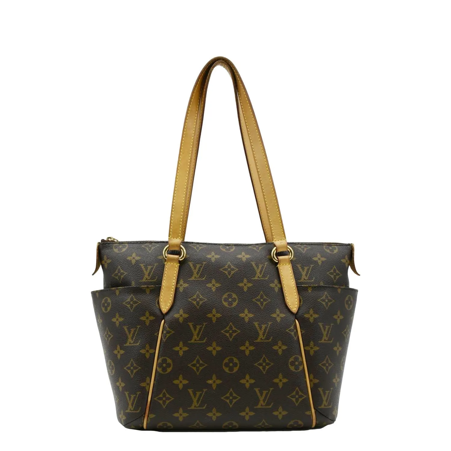 LOUIS VUITTON Totally PM Monogram Canvas Shoulder Tote Bag Brown