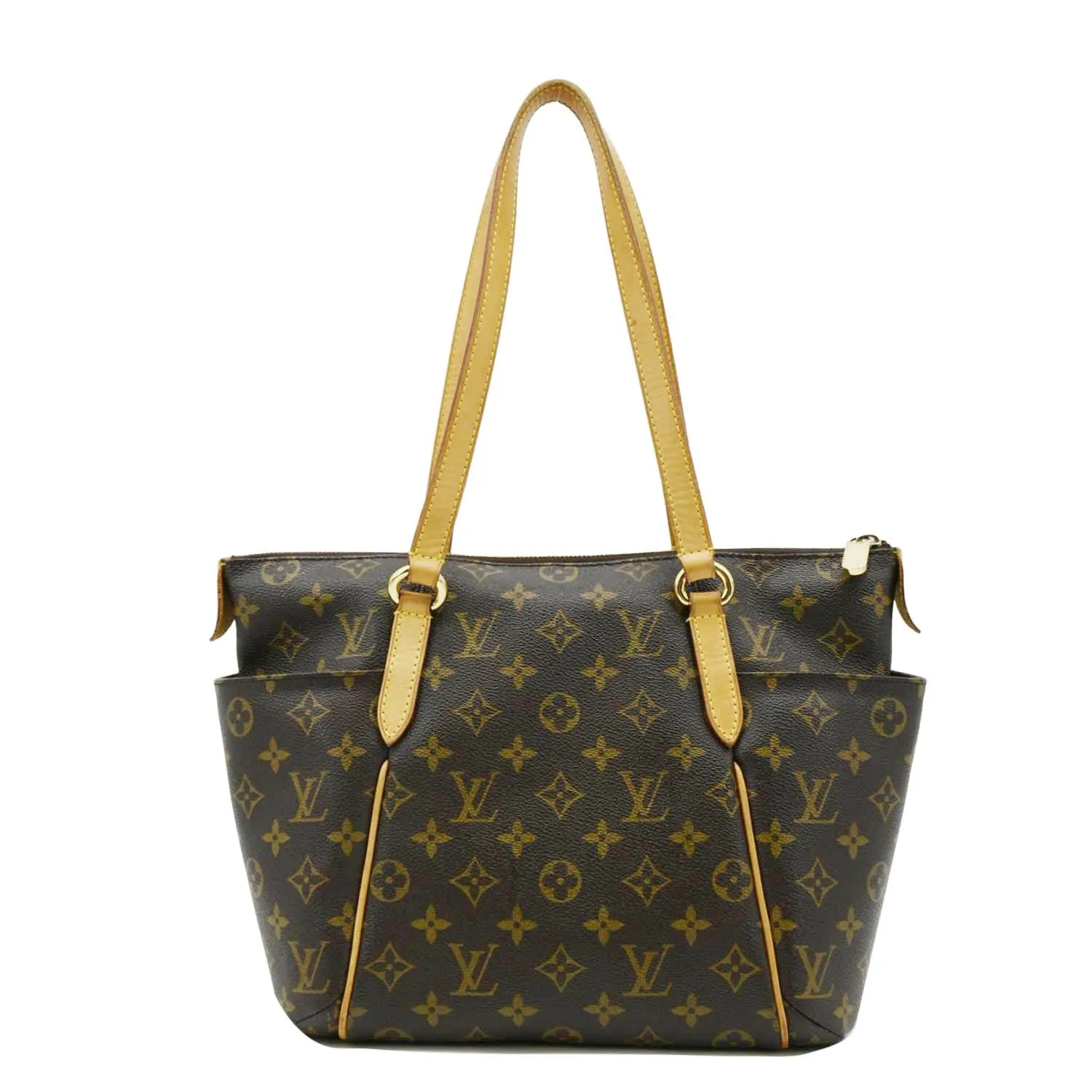 LOUIS VUITTON Totally PM Monogram Canvas Shoulder Tote Bag Brown