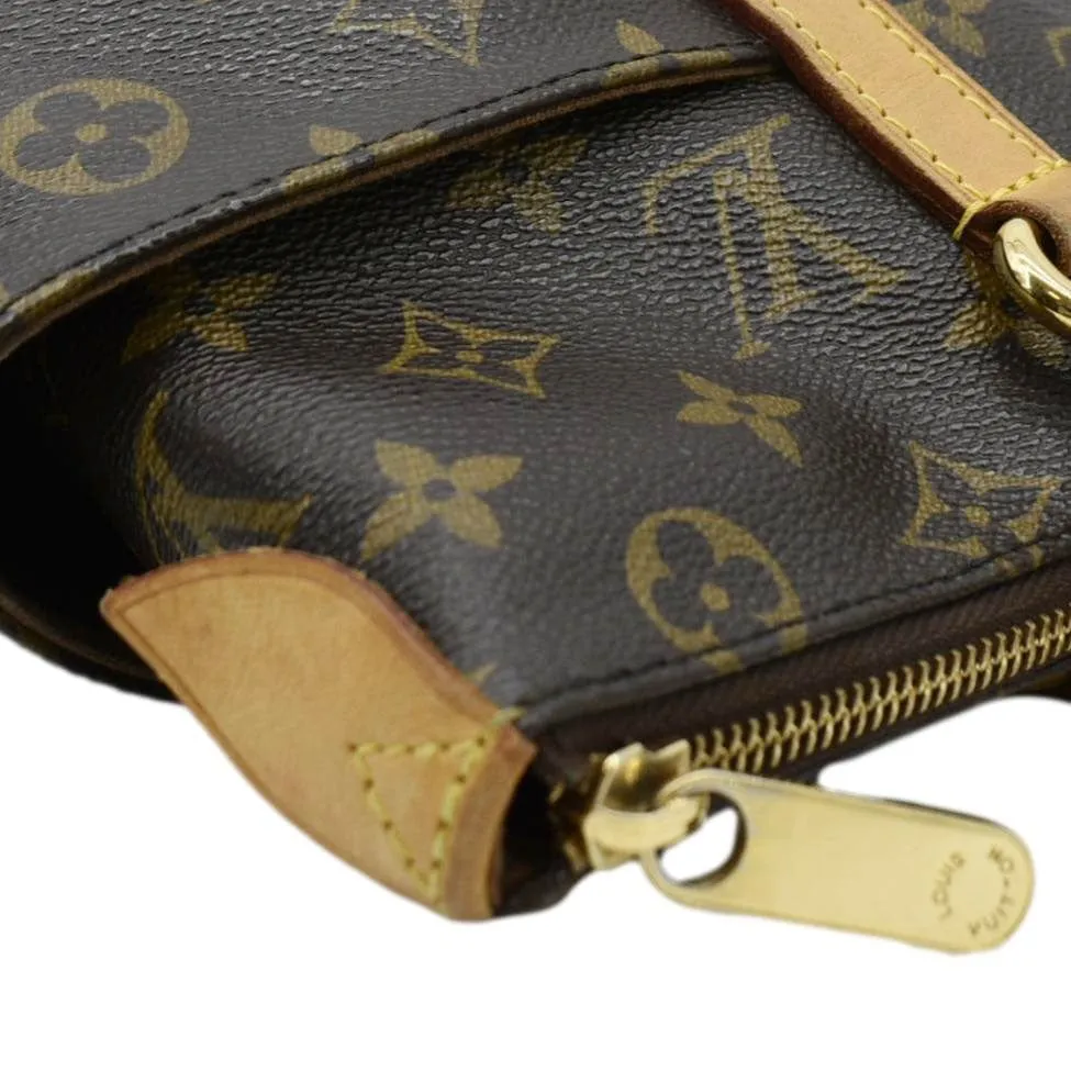 LOUIS VUITTON Totally PM Monogram Canvas Shoulder Tote Bag Brown