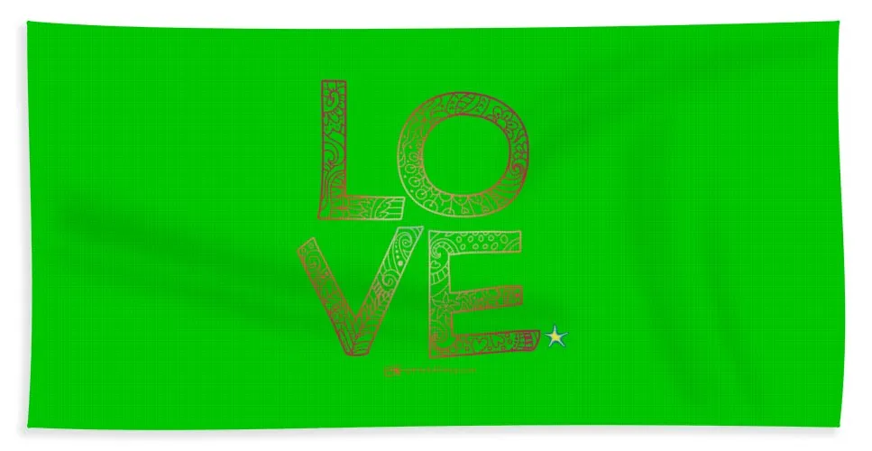 Love - Beach Towel