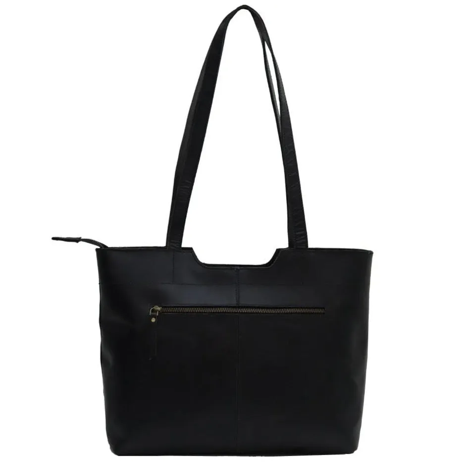 Lydia Leather Zip Tote