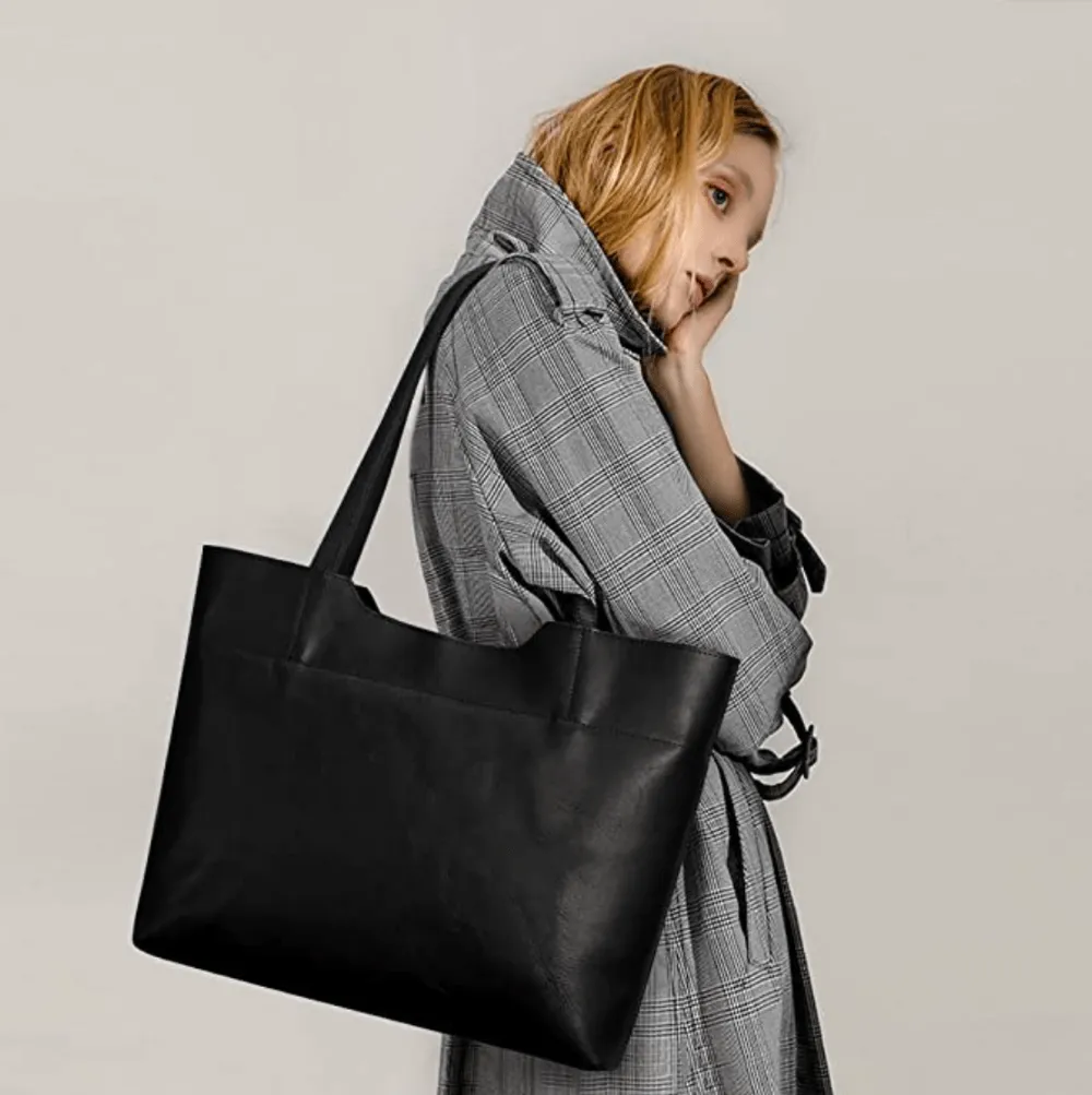 Lydia Leather Zip Tote