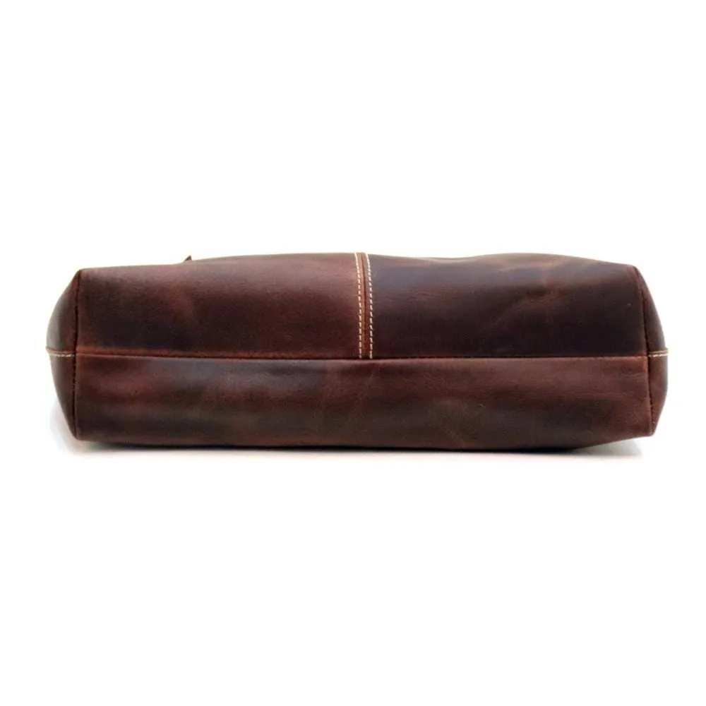 Lydia Leather Zip Tote