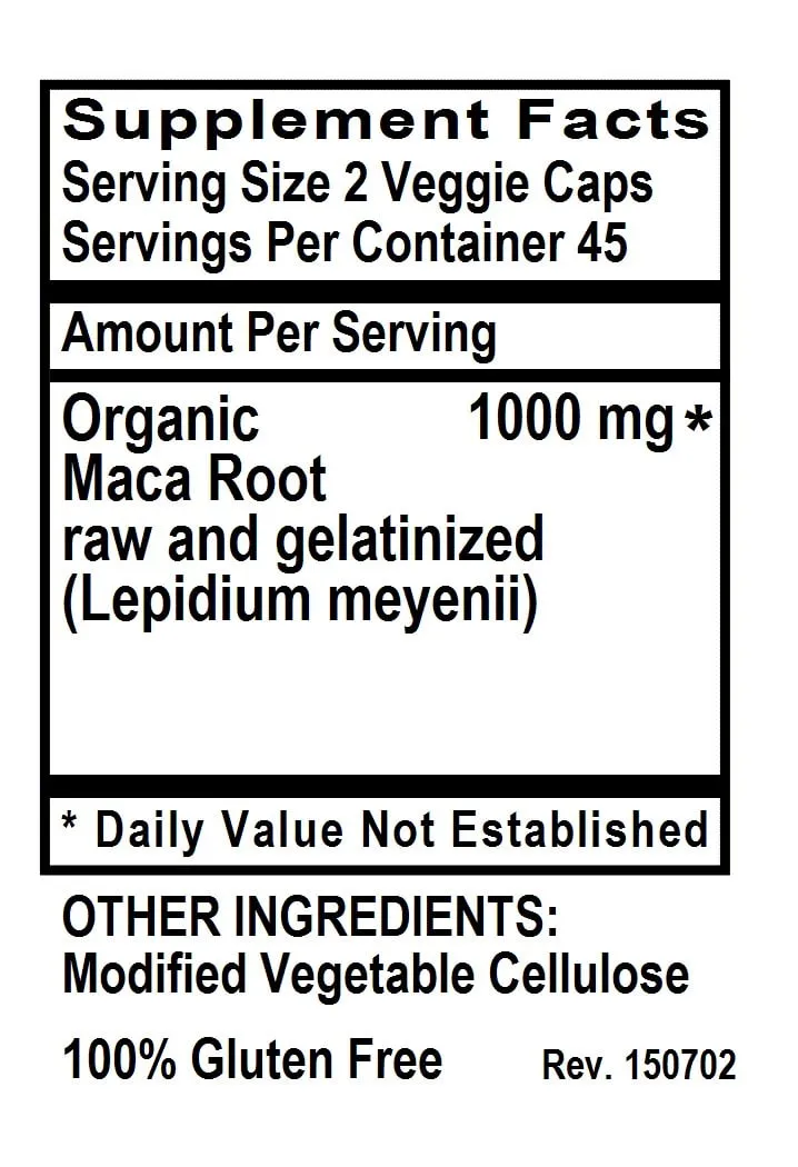 Maca Root, 90 vcap