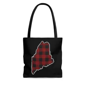 Maine Lumbajack Tote Bag