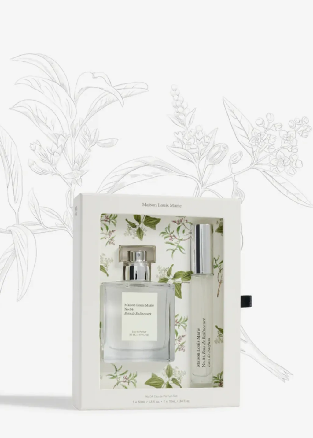 Maison Louis Marie Eau De Parfum No.04 Bois De Balincourt Gift Set