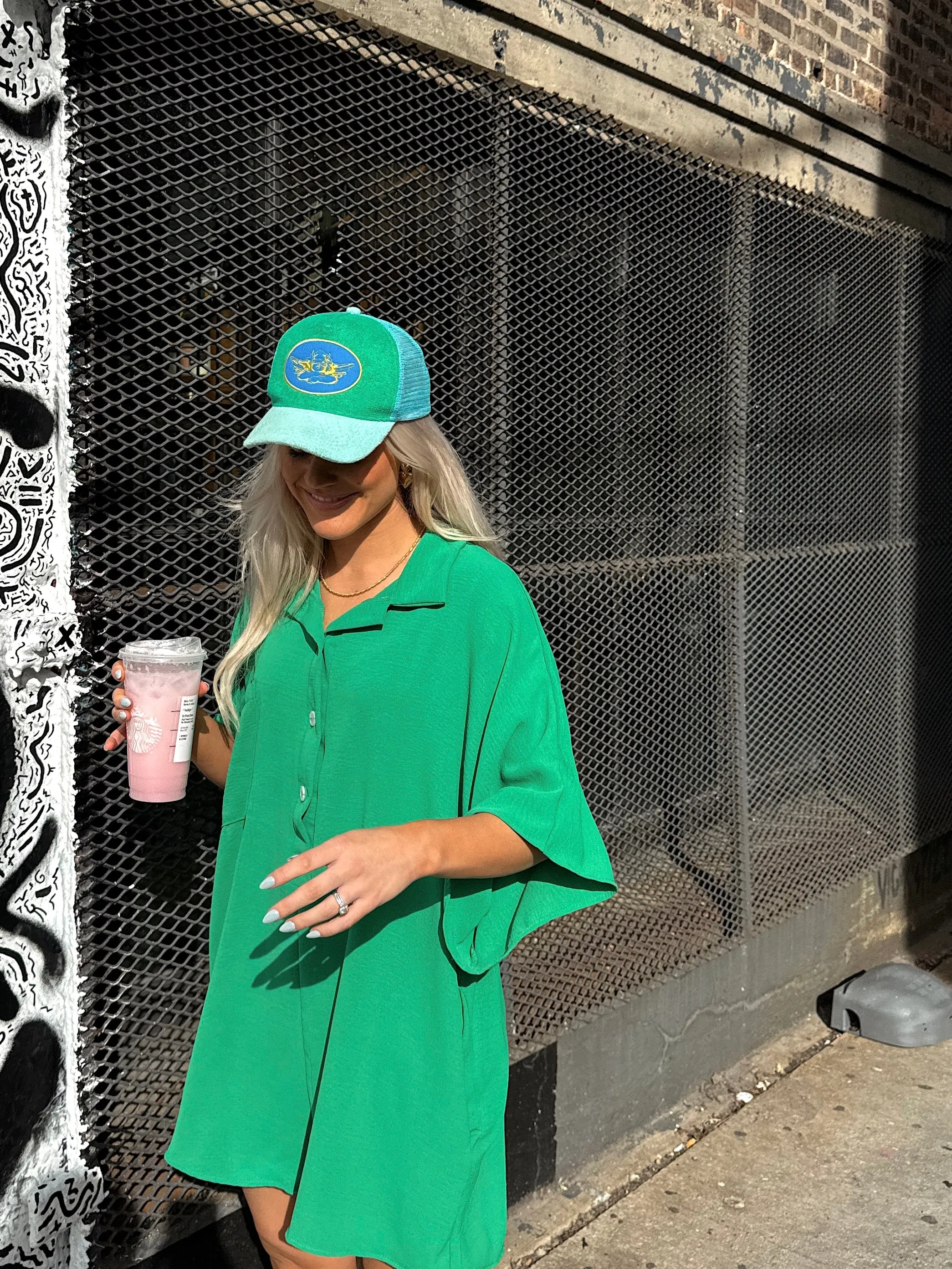 Makin' Mems Romper // Kelly Green *RESTOCKED*