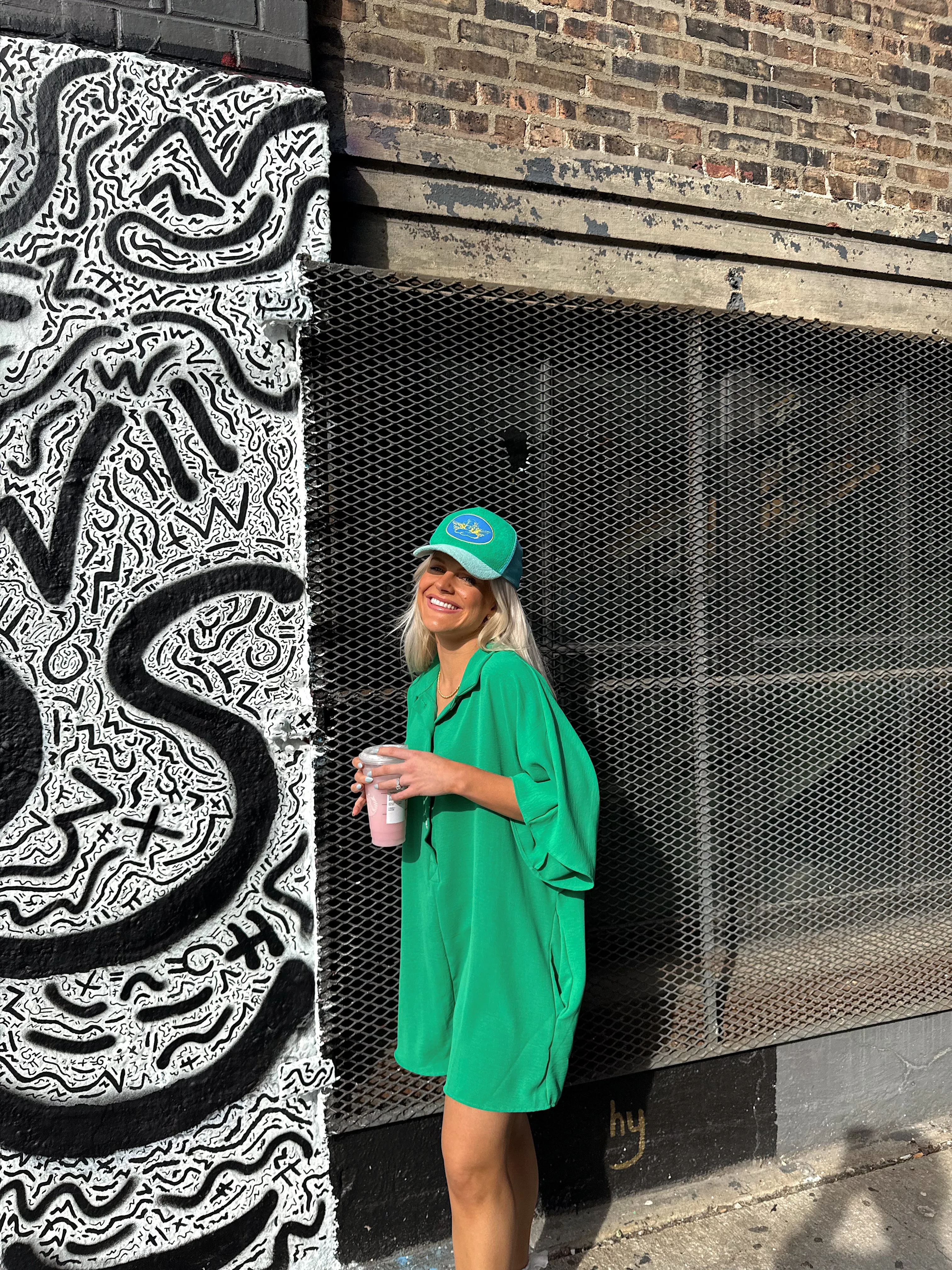 Makin' Mems Romper // Kelly Green *RESTOCKED*