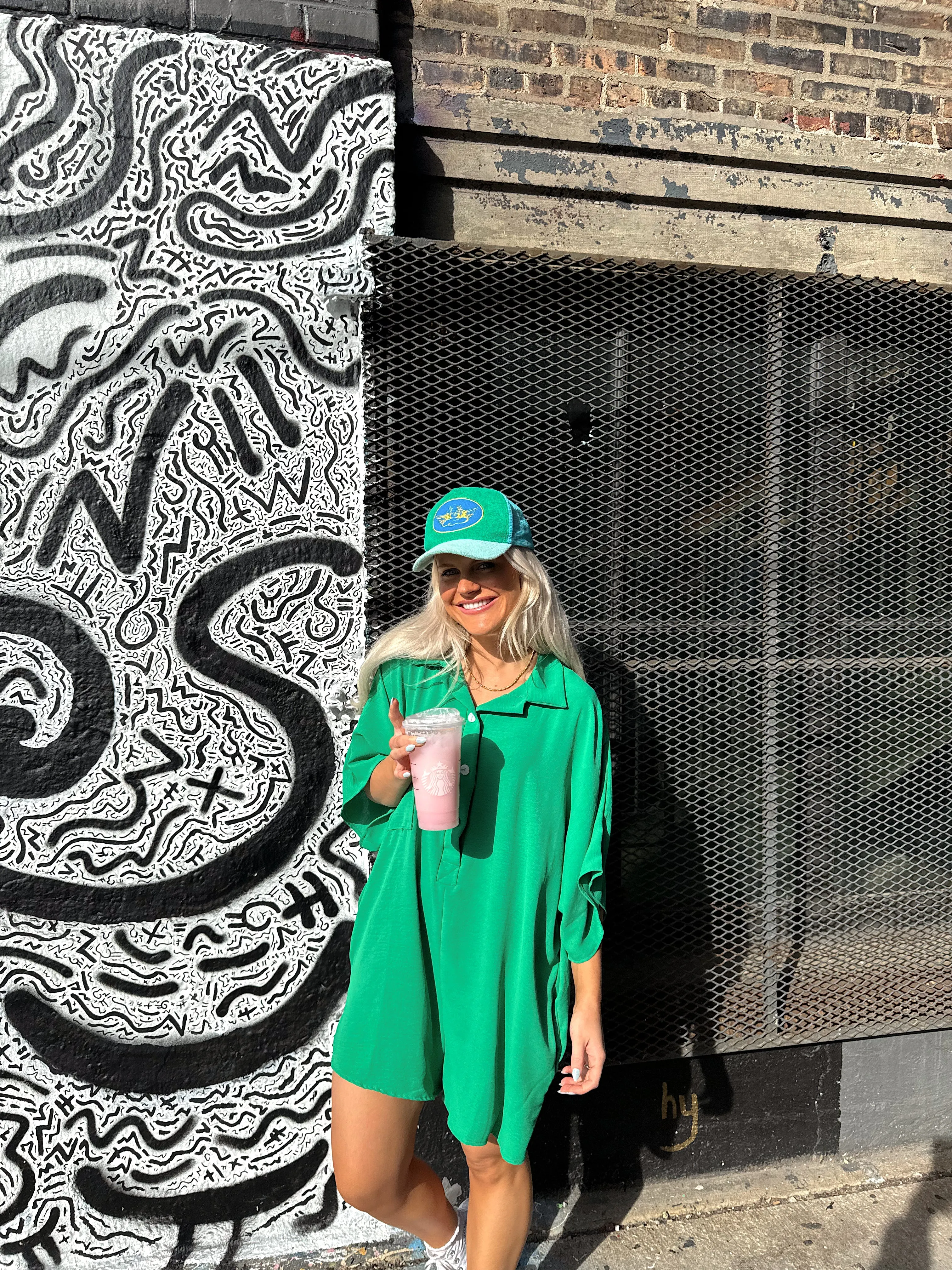 Makin' Mems Romper // Kelly Green *RESTOCKED*