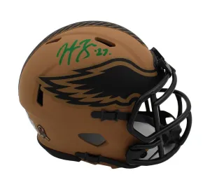 Malcolm Jenkins Signed Philadelphia Eagles Speed Salute to Service 2 Mini Helmet