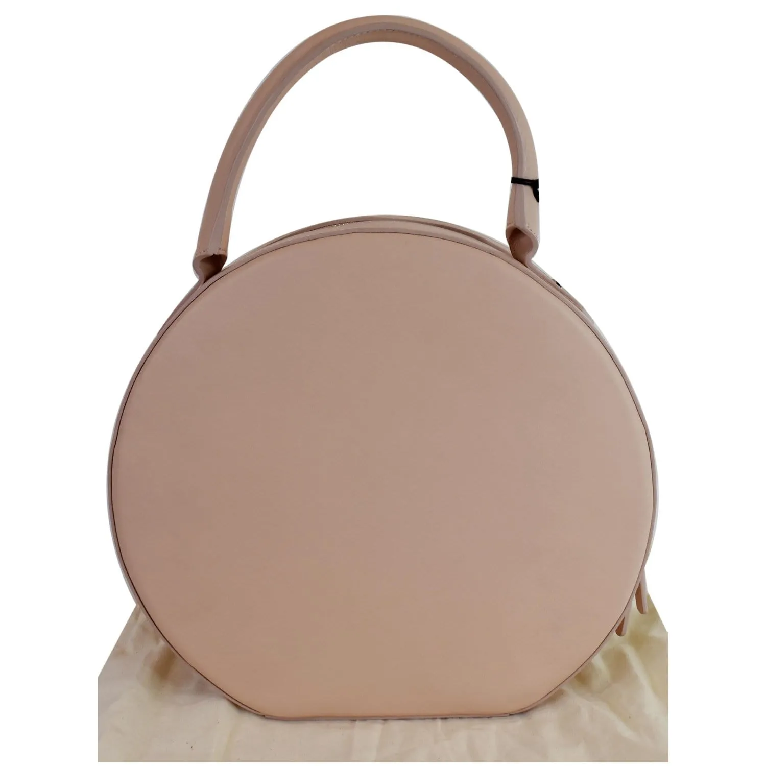 MANSUR GAVRIEL Large Circle Leather Tote Bag Pink