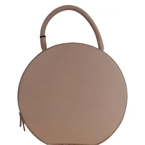 MANSUR GAVRIEL Large Circle Leather Tote Bag Pink