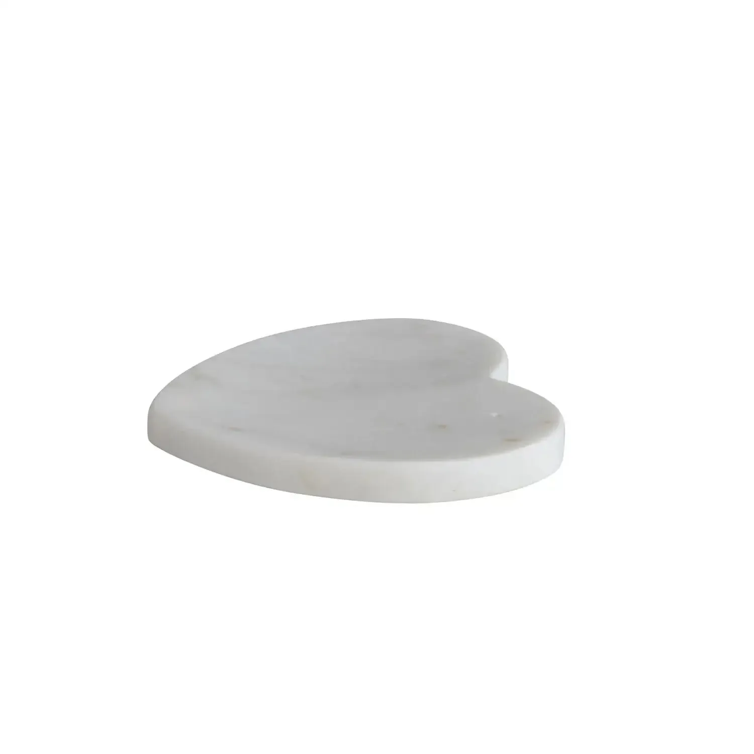 MARBLE HEART SHAPED DISH JEWELRY HOLDER