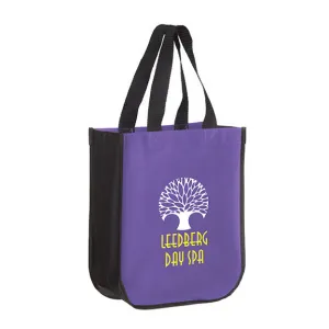 MATTE LAMINATED DESIGNER TOTE BAG -12X8X15